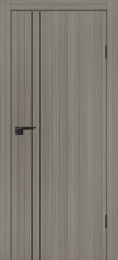 Фото Межкомнатная дверь P-20 AL черный молдинг Эвкалипт португальский