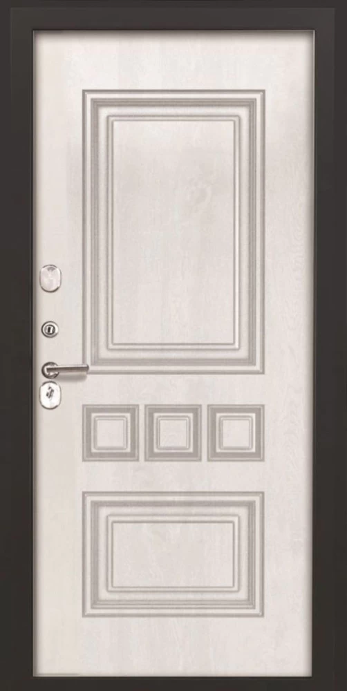 Входная дверь ДвериПРО Модель L-48 фл-608 винорит white DPRO195609 внутренняя сторона