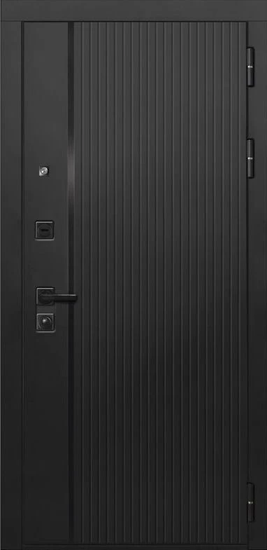 Входная дверь ДвериПРО L-45 СБ-3 листв. бел. (21 беленый дуб) DPRO196764 внешняя сторона