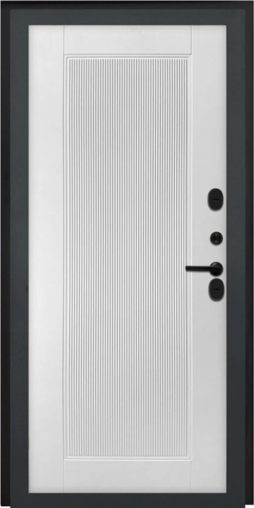 Входная дверь ДвериПРО Аура ПВХ 10мм Астрод Velutto Bianco DPRO200382 внутренняя сторона