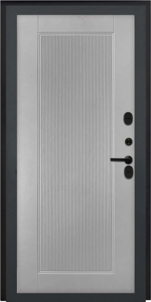 Входная дверь ДвериПРО Модель L-48 ПВХ 10мм Астрод Velutto Grigio DPRO204611 внутренняя сторона