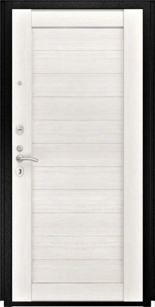 Входная дверь ДвериПРО Модель L-46 СБ-3 листв. бел. (21 беленый дуб) DPRO196765 внутренняя сторона