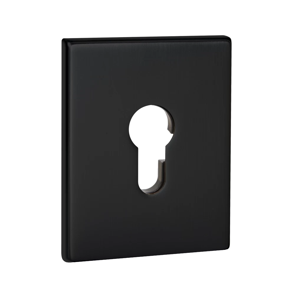 Фото Накладка на цилиндр ESC.C.TRG/K.486 BL-24 чёрный (1 шт.)