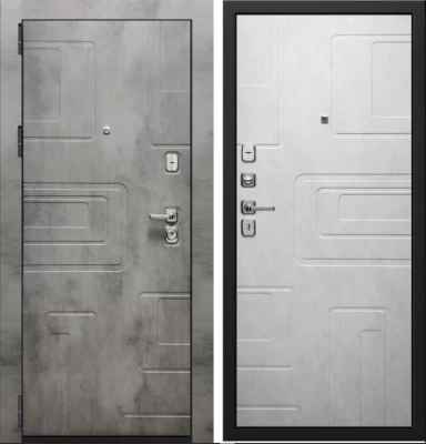 Дверь Верда SD-Prof  Фортуна Темный бетон/ Светлый бетон