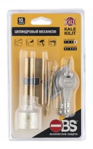 Цилиндровый механизм с вертушкой 164 OBS SCE/90 (40+10+40) mm латунь 5 кл. new