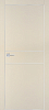 Межкомнатная дверь PX-15  AL кромка с 4-х ст. Бежевый матовый